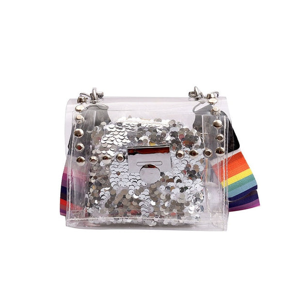 Rainbow and Transparent Bag