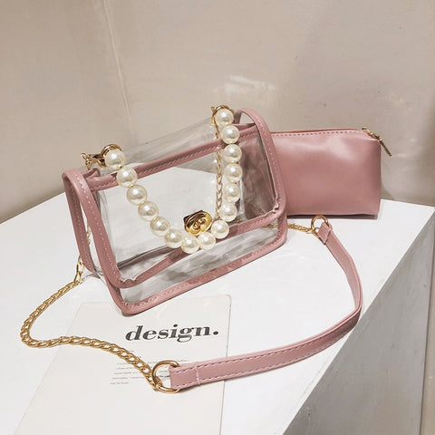 Transparent Pearl Bags