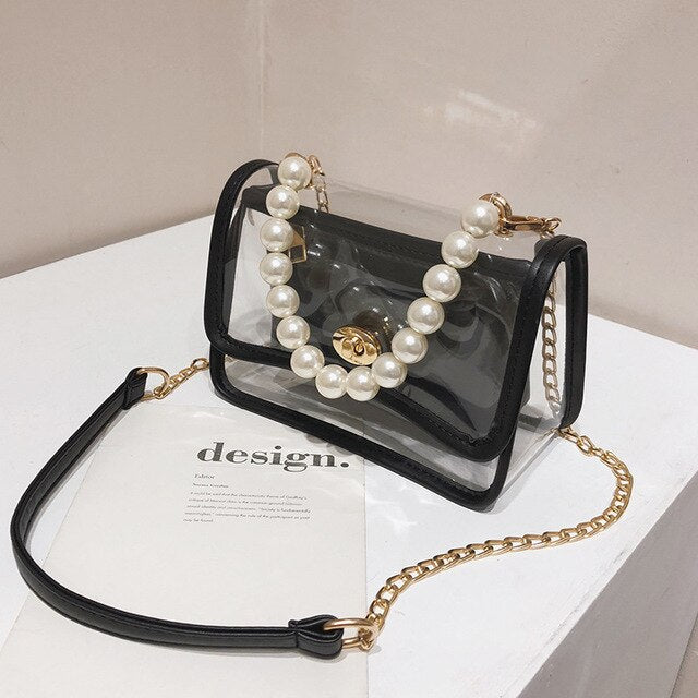 Transparent Pearl Bags