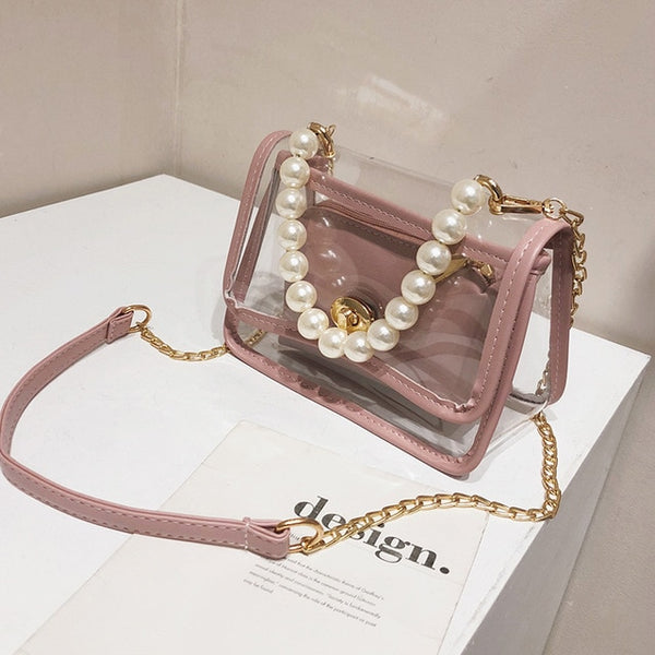 Transparent Pearl Bags