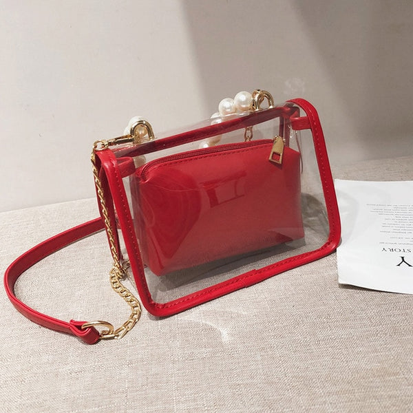 Transparent Pearl Bags