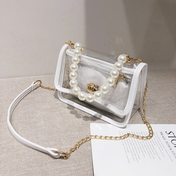 Transparent Pearl Bags