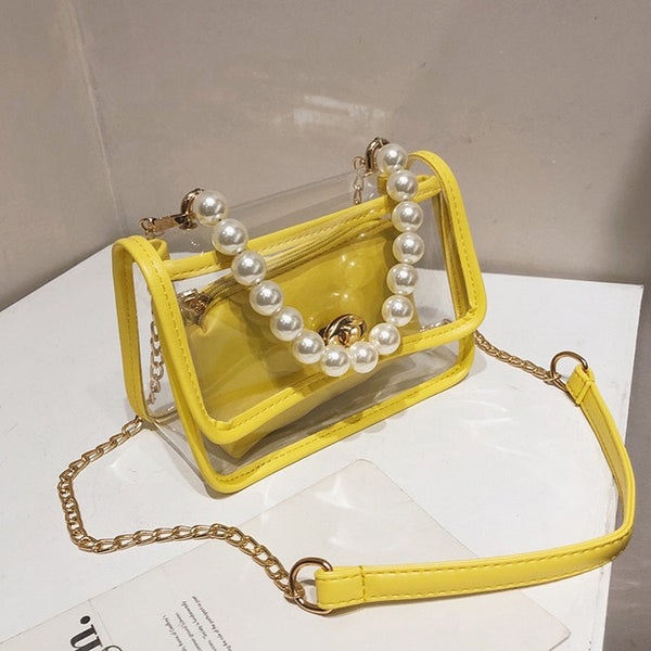 Transparent Pearl Bags