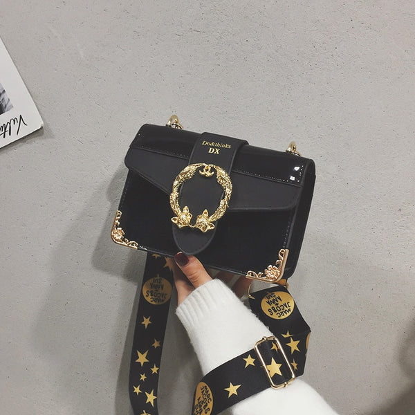 Gold and Black Bag