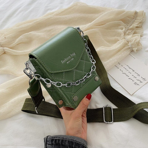 Dark Green Shoulder Bag