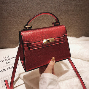 Red Silvery Bags
