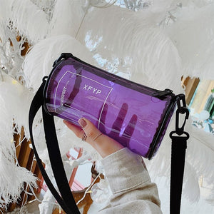 Transparent Purple Bag