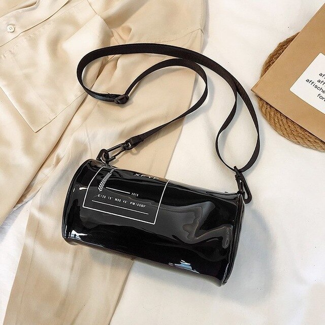 Transparent Purple Bag