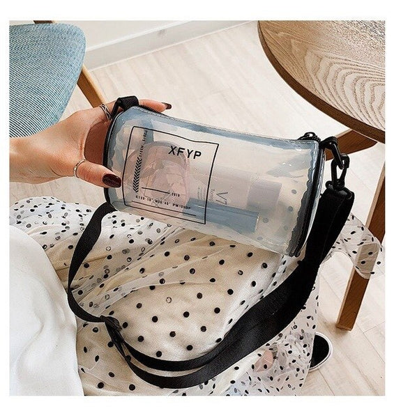 Transparent Purple Bag